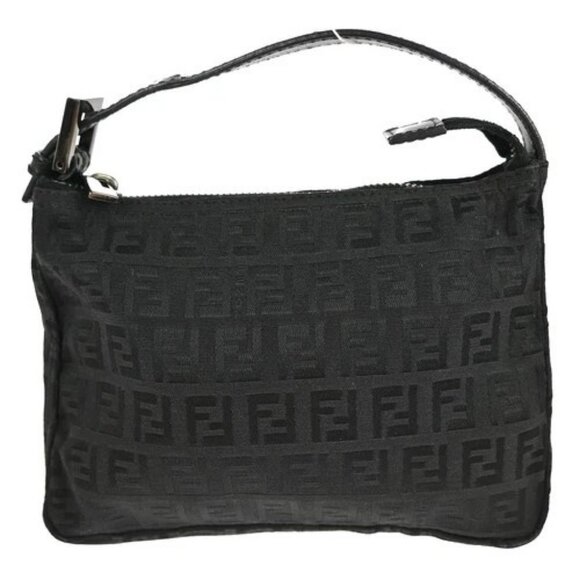 FENDI Handbags - Fendi Black Zucchino Handbag 22288N0001029